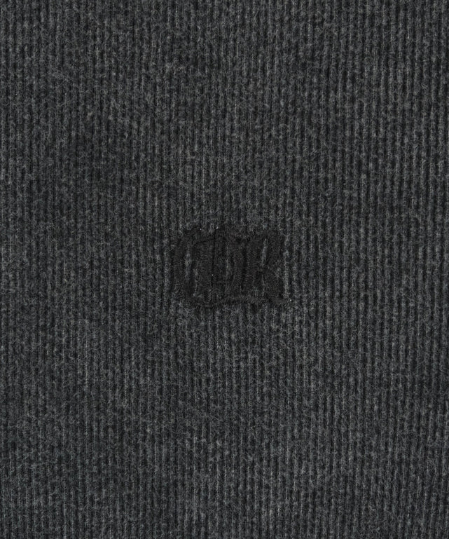 リブハンソデジップパーカー