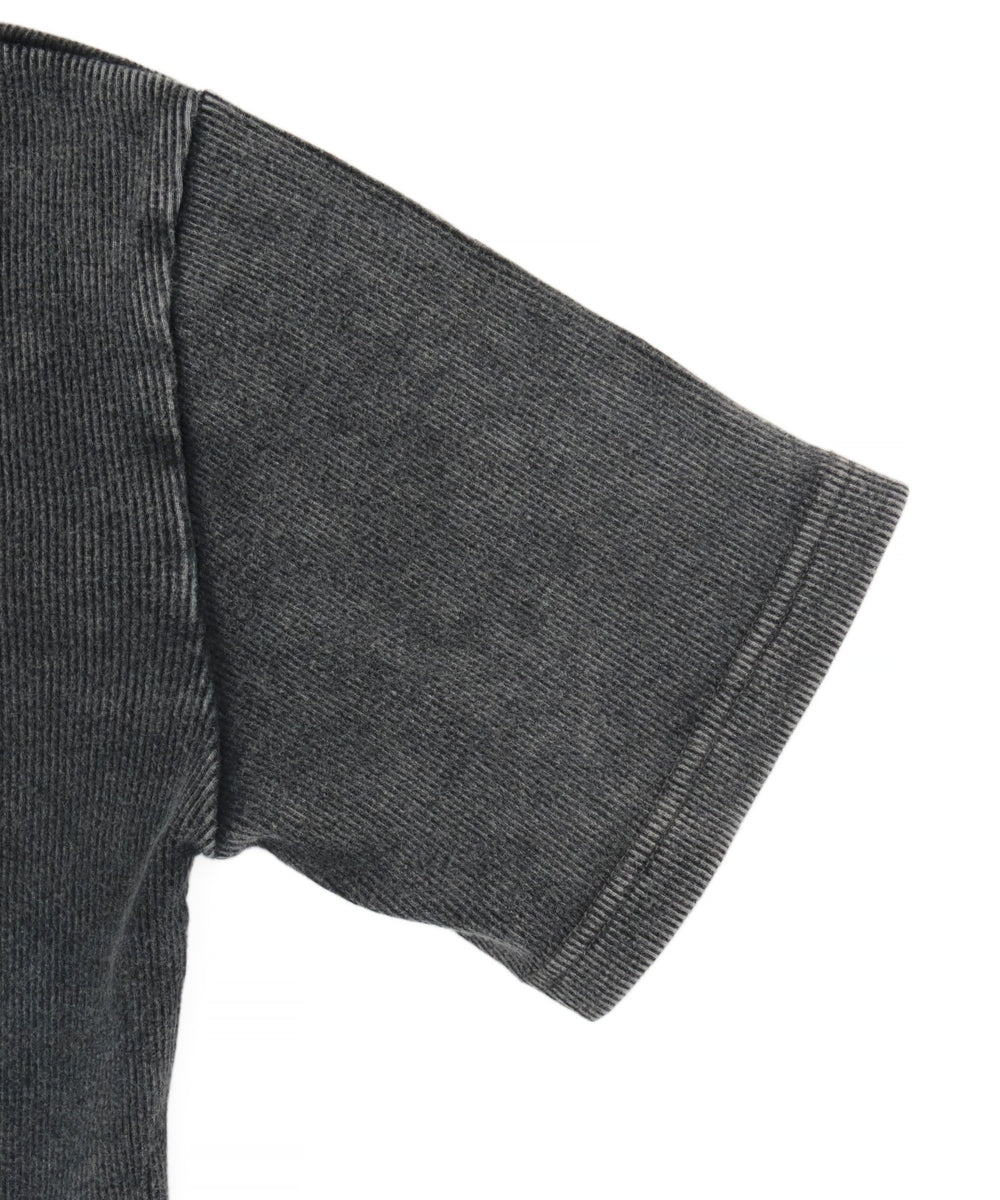 リブハンソデジップパーカー