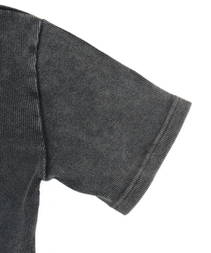 リブハンソデジップパーカー