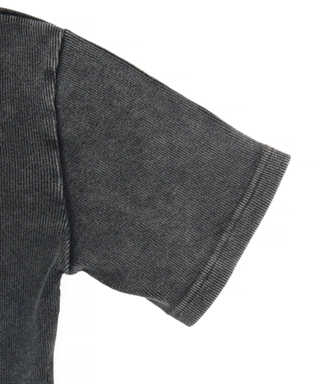 リブハンソデジップパーカー