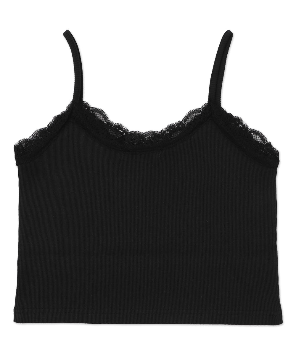 ラインストーンレースキャミ