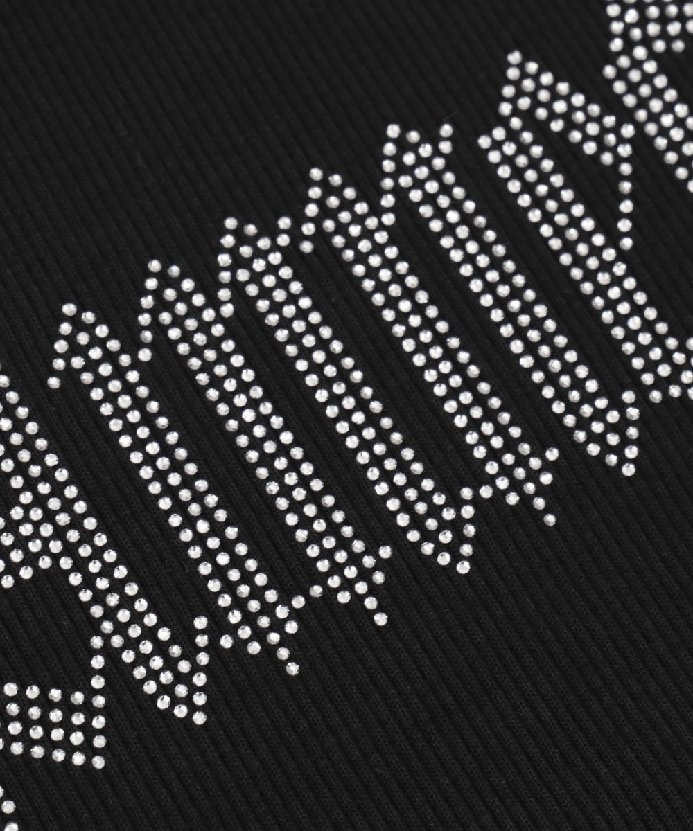 ラインストーンレースキャミ