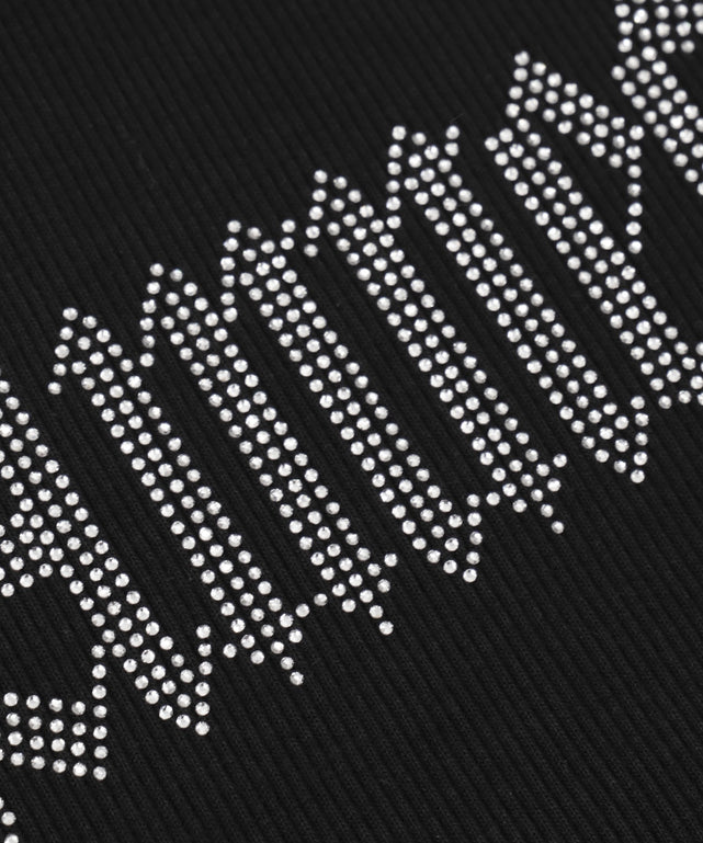 ラインストーンレースキャミ