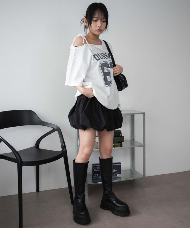 ホワイト モデル：159cm F着用