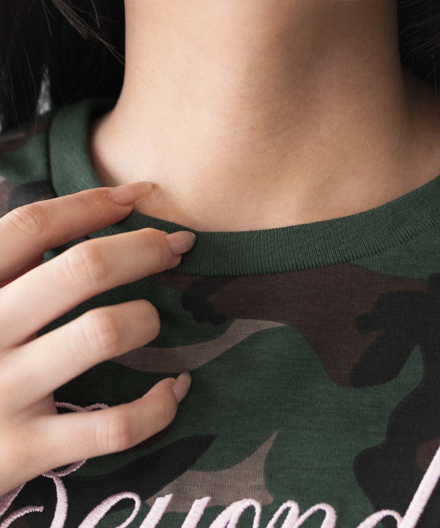 ロゴサイドドロストちびT