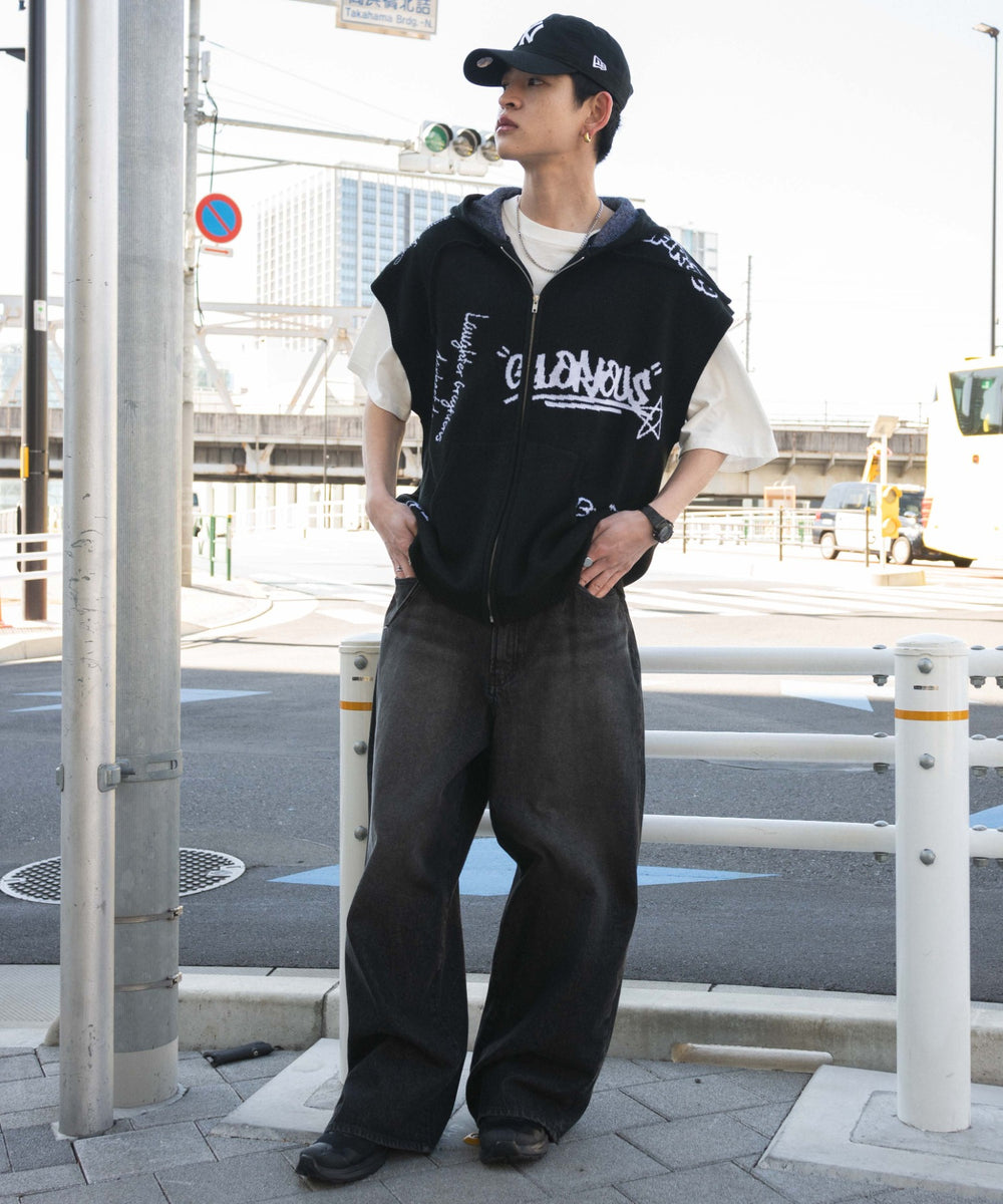 ブラック モデル：180cm L着用