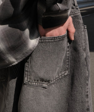 イージーバギーデニムショーツ