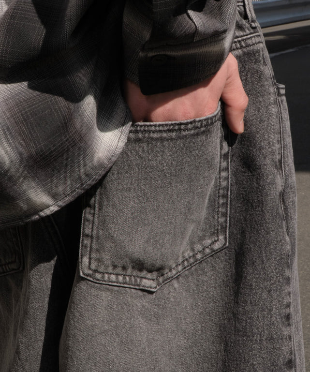 イージーバギーデニムショーツ