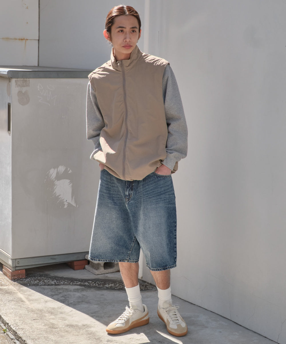 デニム中濃加工 モデル：175cm L着用