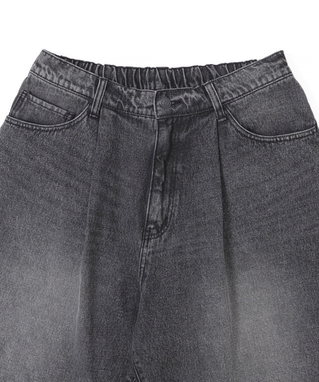 イージーバギーデニムショーツ