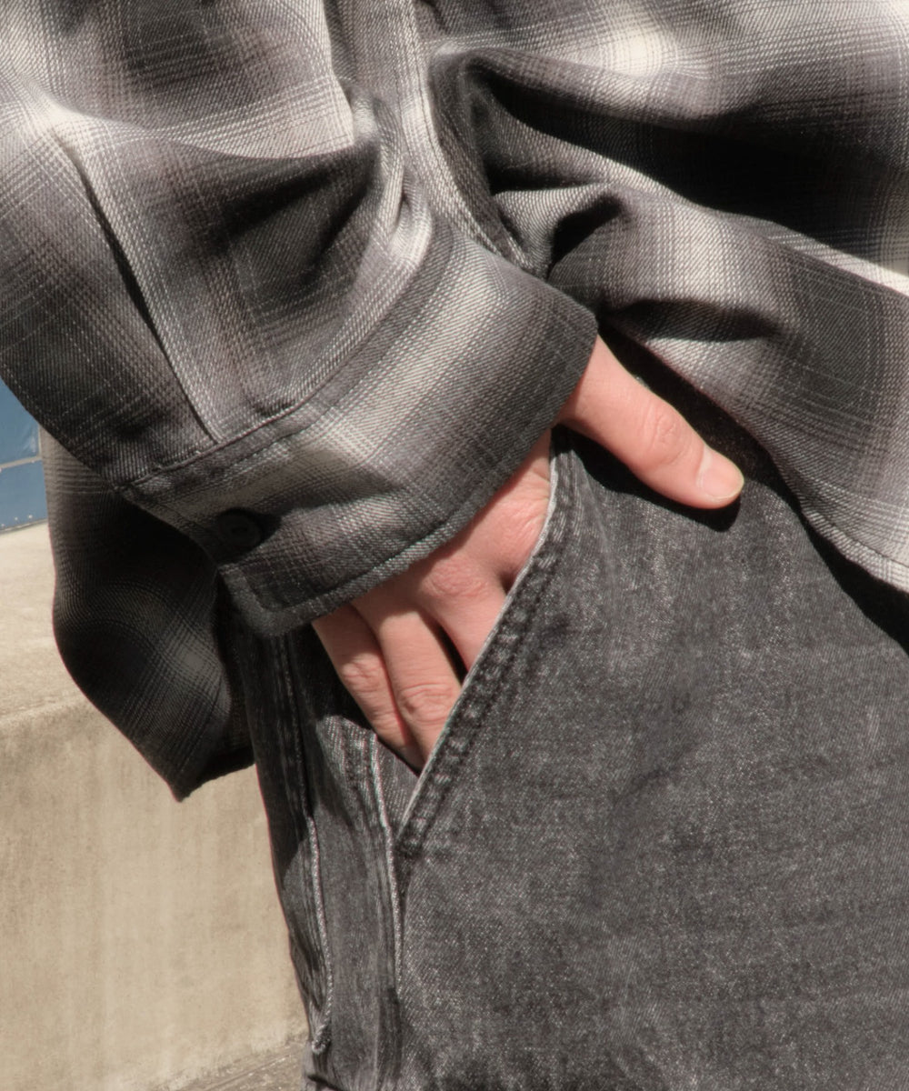 イージーバギーデニムカーゴショーツ