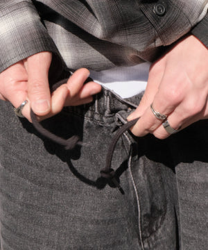 イージーバギーデニムカーゴショーツ