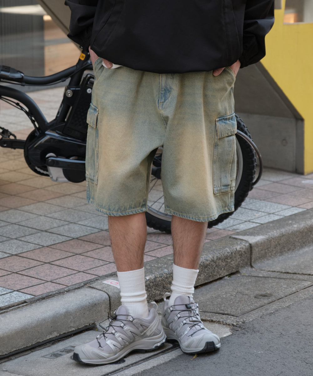 デニム淡色 モデル：175cm L着用