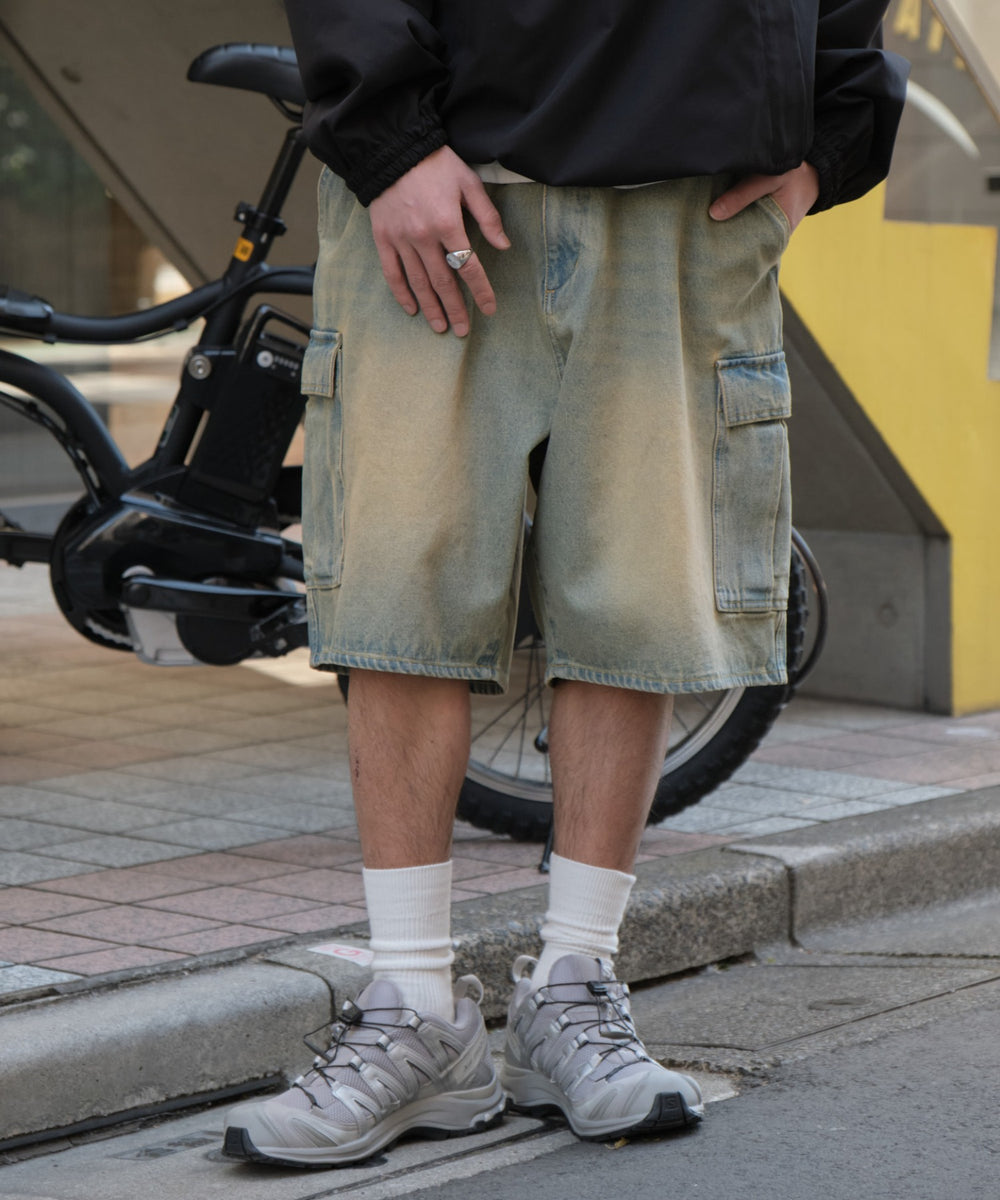 デニム淡色 モデル：175cm L着用