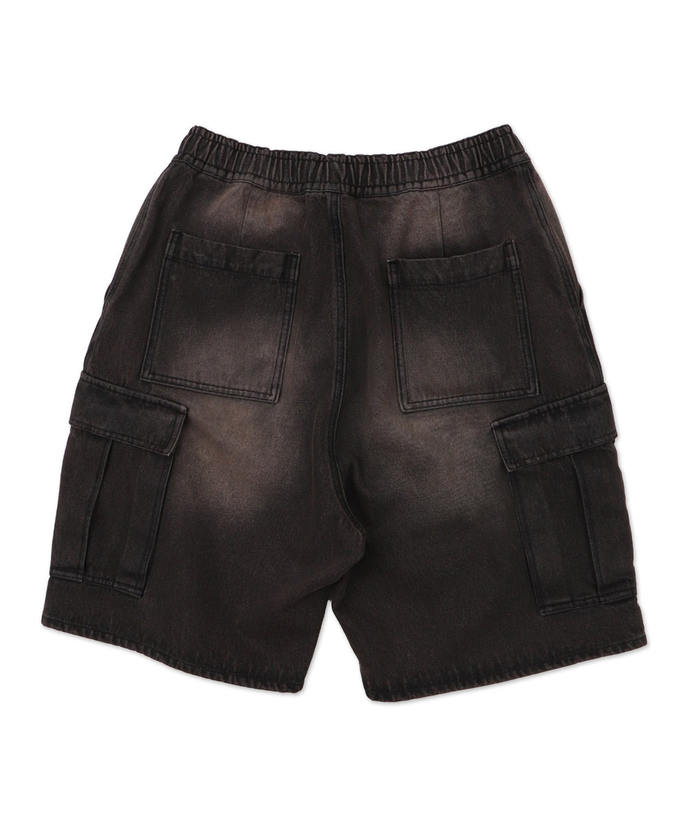 イージーバギーデニムカーゴショーツ