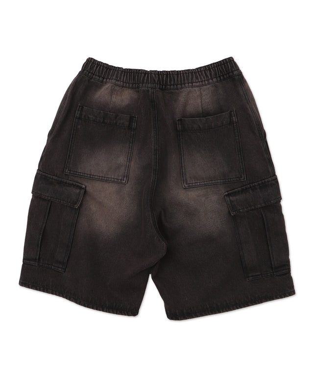 イージーバギーデニムカーゴショーツ