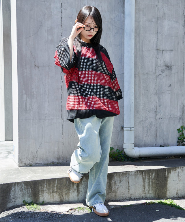 レッドボーダー モデル：159cm L着用