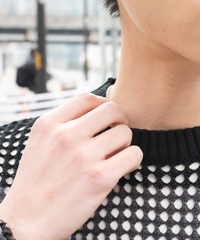 アンサンブルメッシュニットプルオーバー（SS）