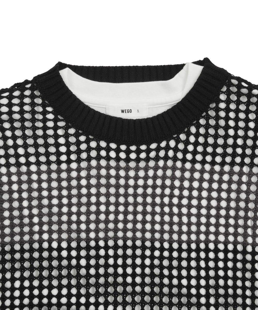 アンサンブルメッシュニットプルオーバー（SS）