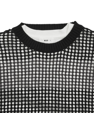 アンサンブルメッシュニットプルオーバー（SS）