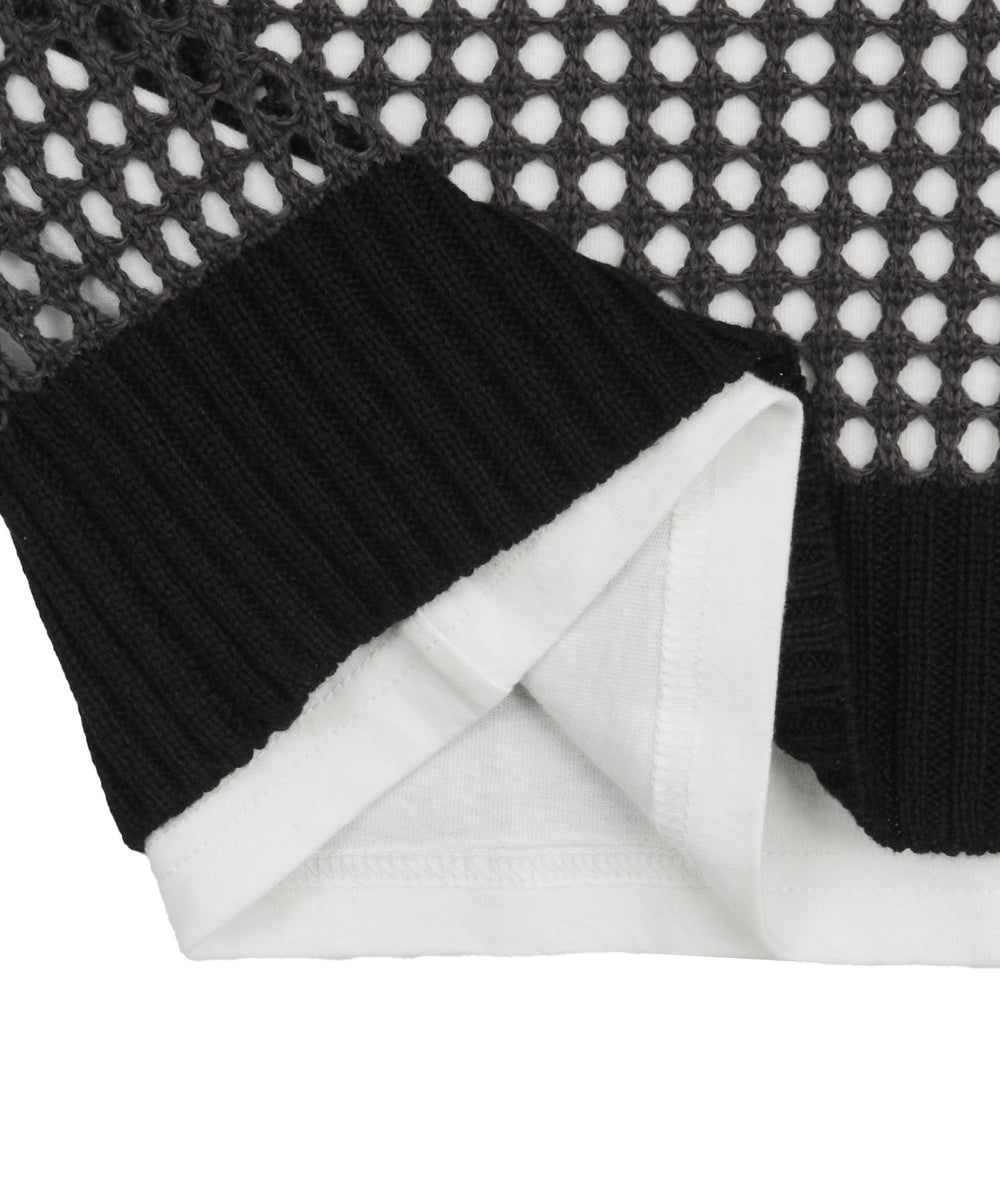 アンサンブルメッシュニットプルオーバー（SS）