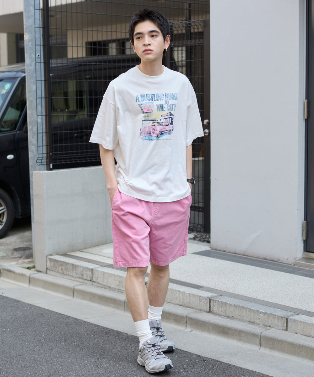 ピンク モデル：180cm L着用