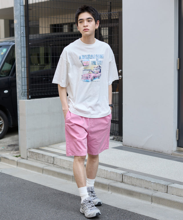 ピンク モデル：180cm L着用