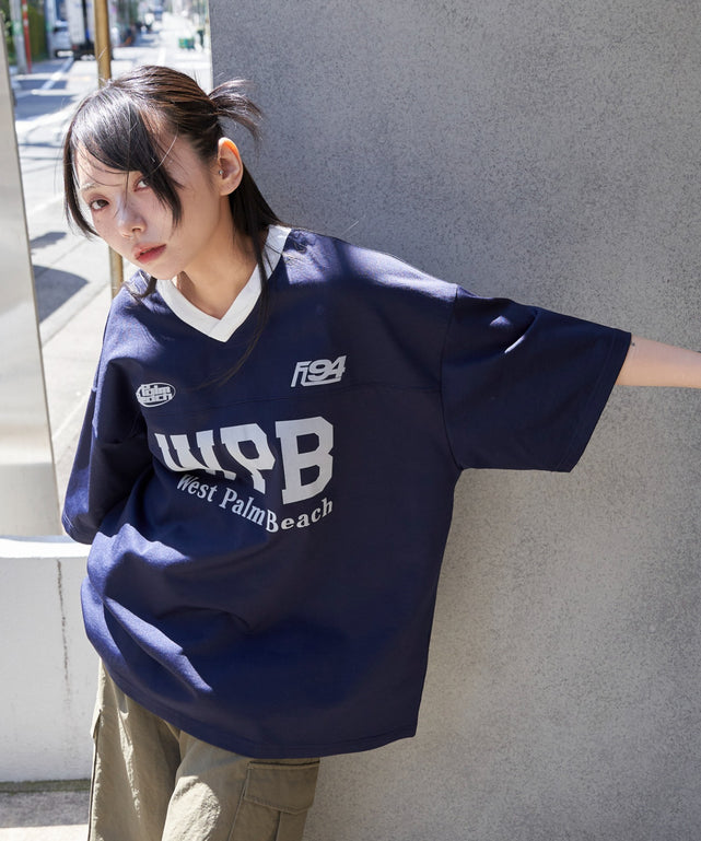 ネイビー　モデル:159cm L着用