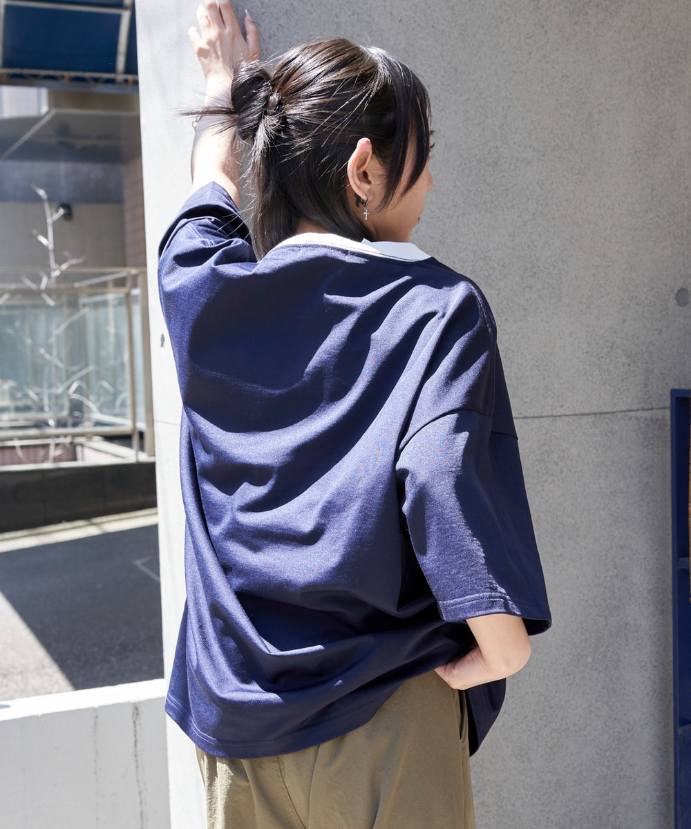 ネイビー　モデル:159cm L着用