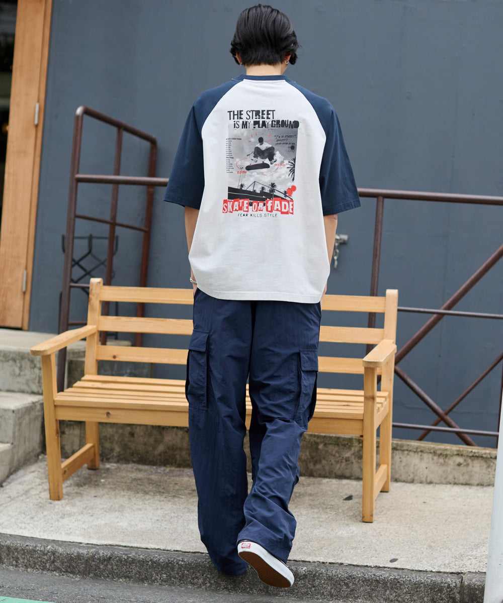 ネイビー モデル：178cm L着用