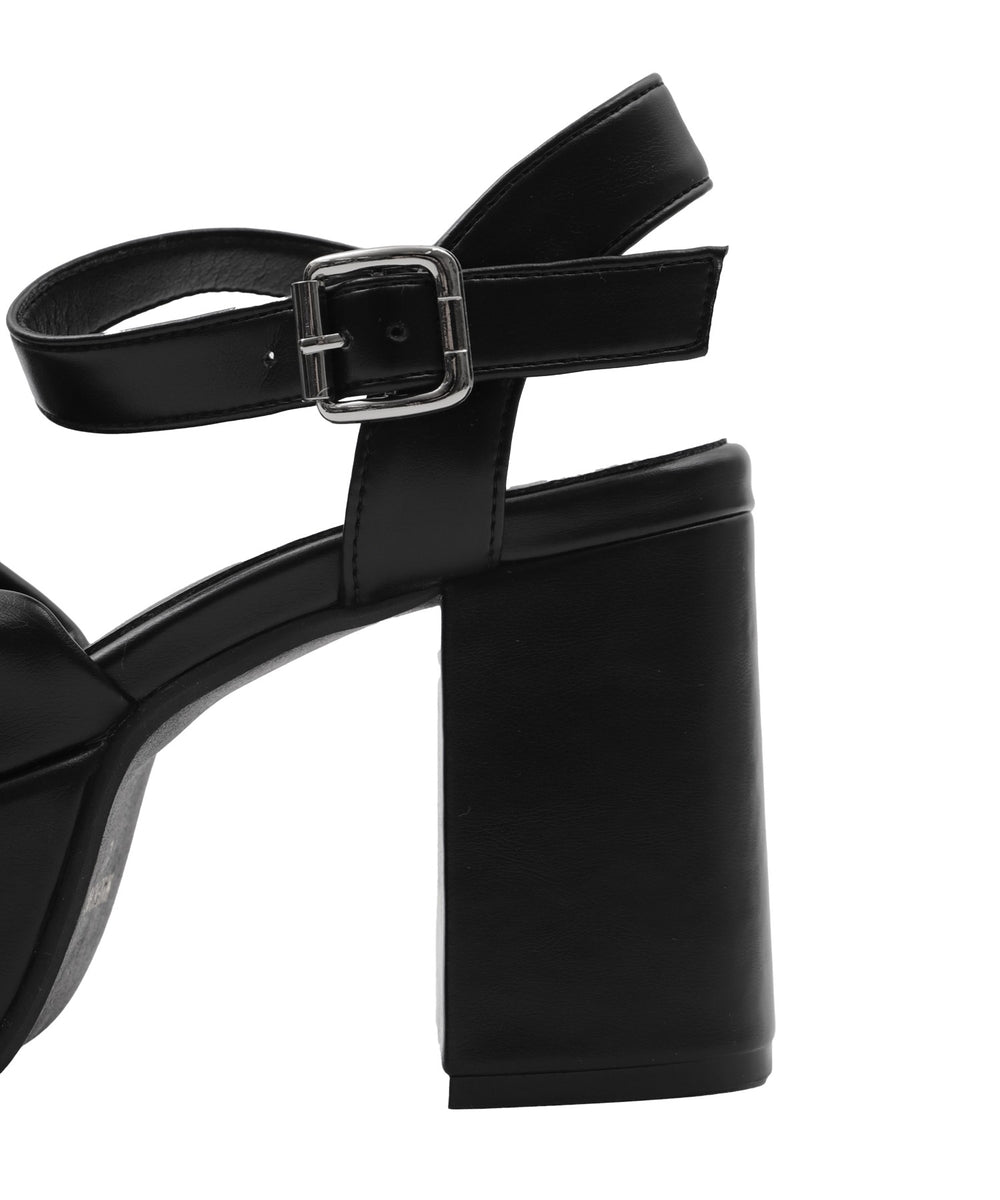 ストーム付きクロスヒールサンダル