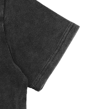 ラインストーンロゴWZIPトップス