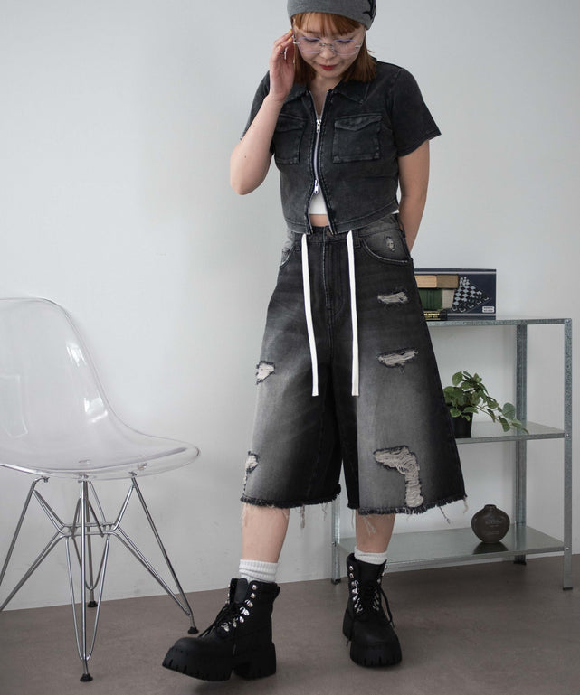 スミクロ モデル：155cm F着用