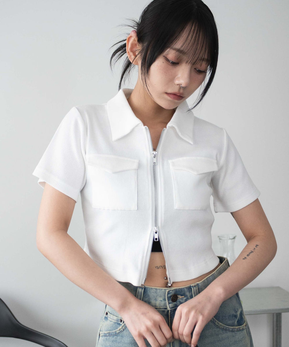 オフホワイト モデル：159cm F着用