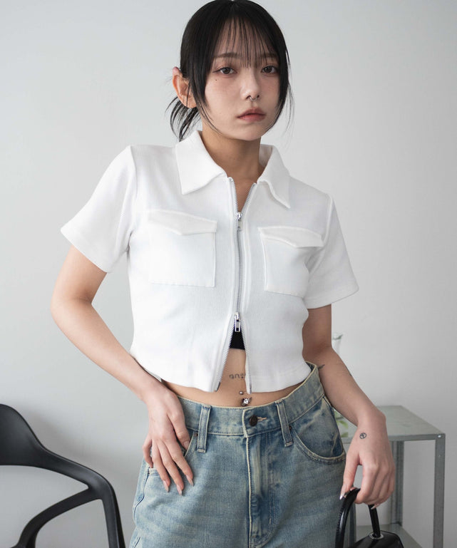 オフホワイト モデル：159cm F着用