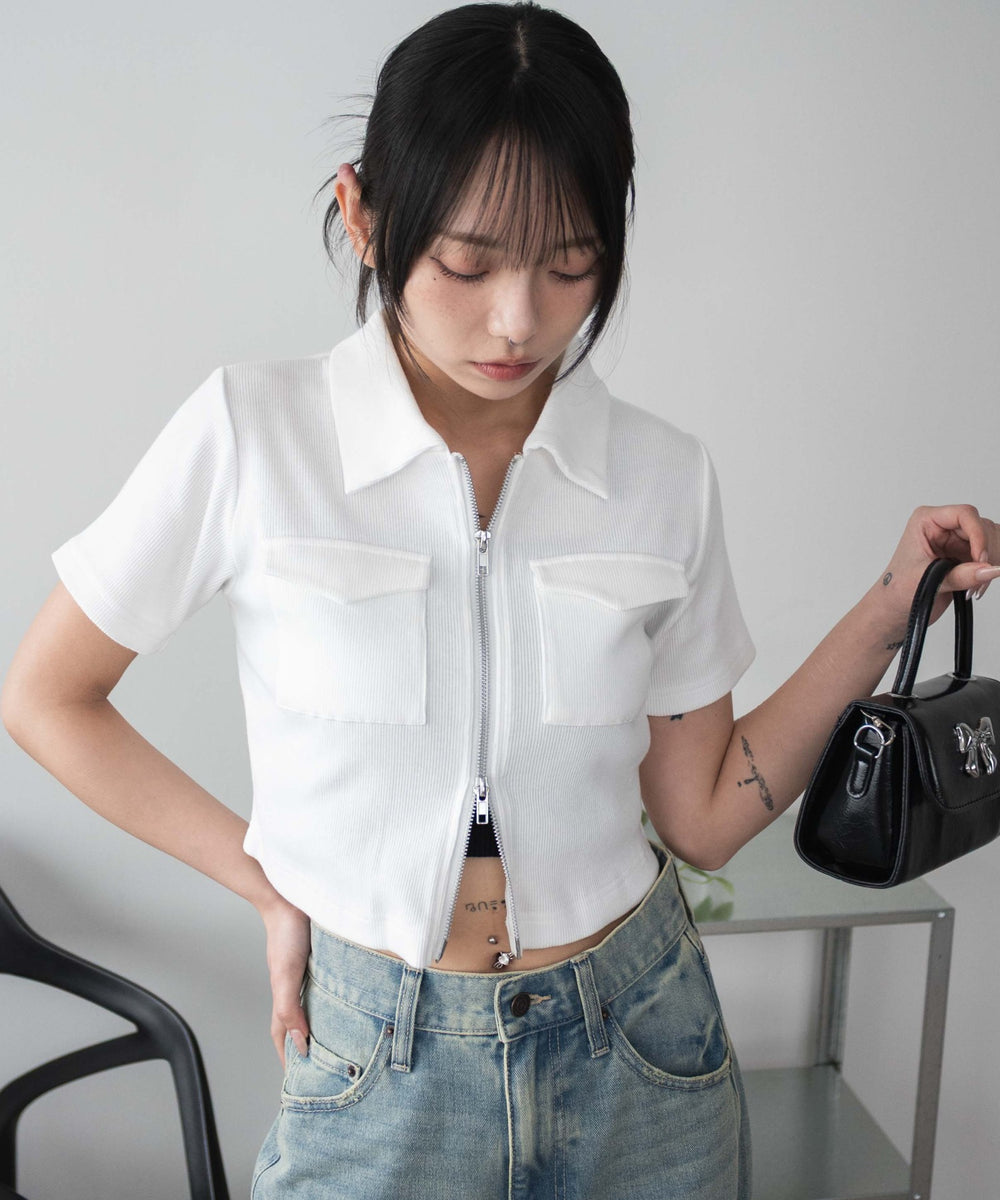 オフホワイト モデル：159cm F着用