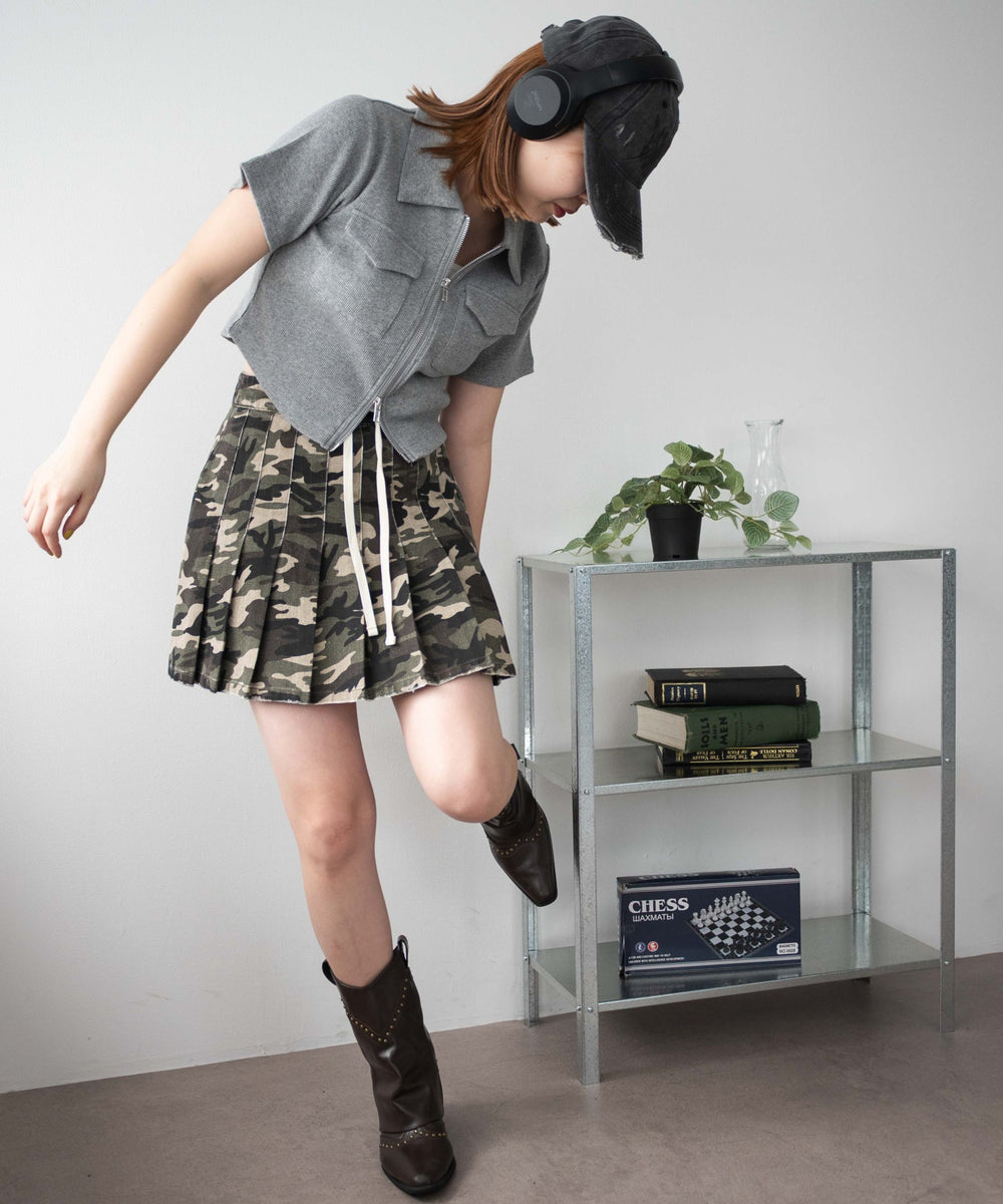 杢グレー モデル：155cm F着用