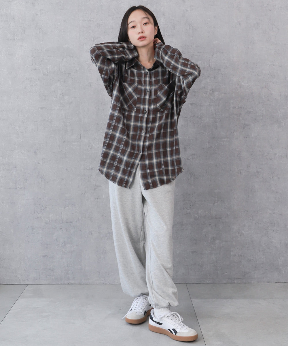 ブラウン モデル：161cm F着用