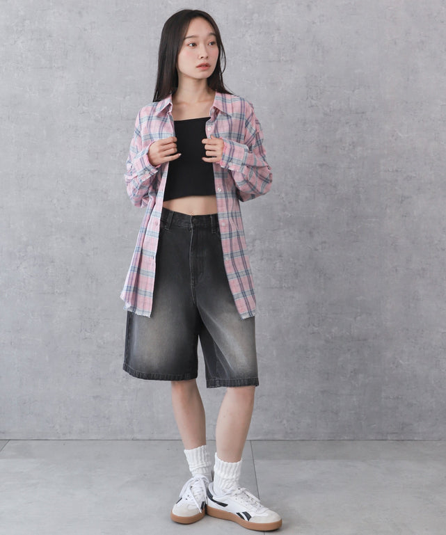 ピンク モデル：161cm F着用