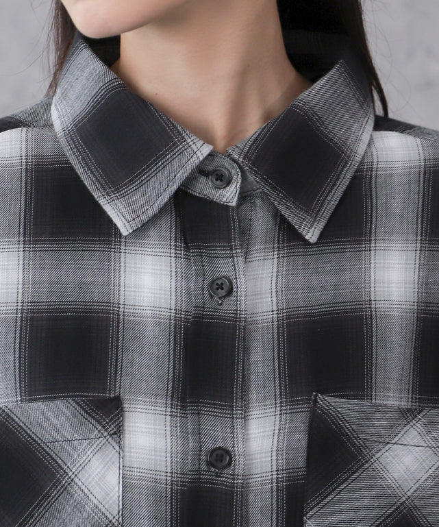 チェックBIGシャツ