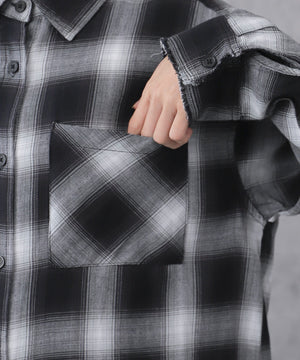 チェックBIGシャツ