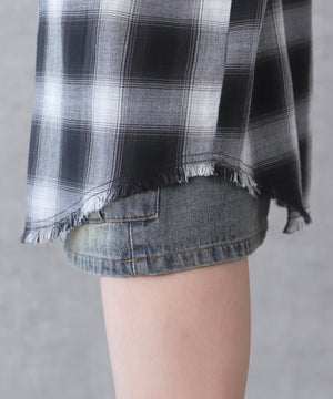 チェックBIGシャツ