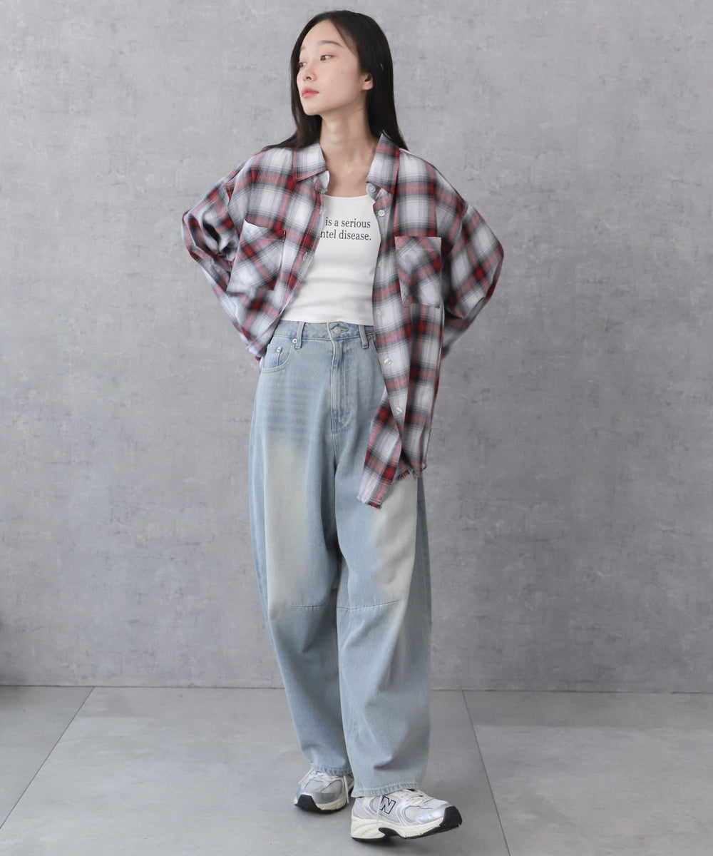 レッド モデル：161cm F着用