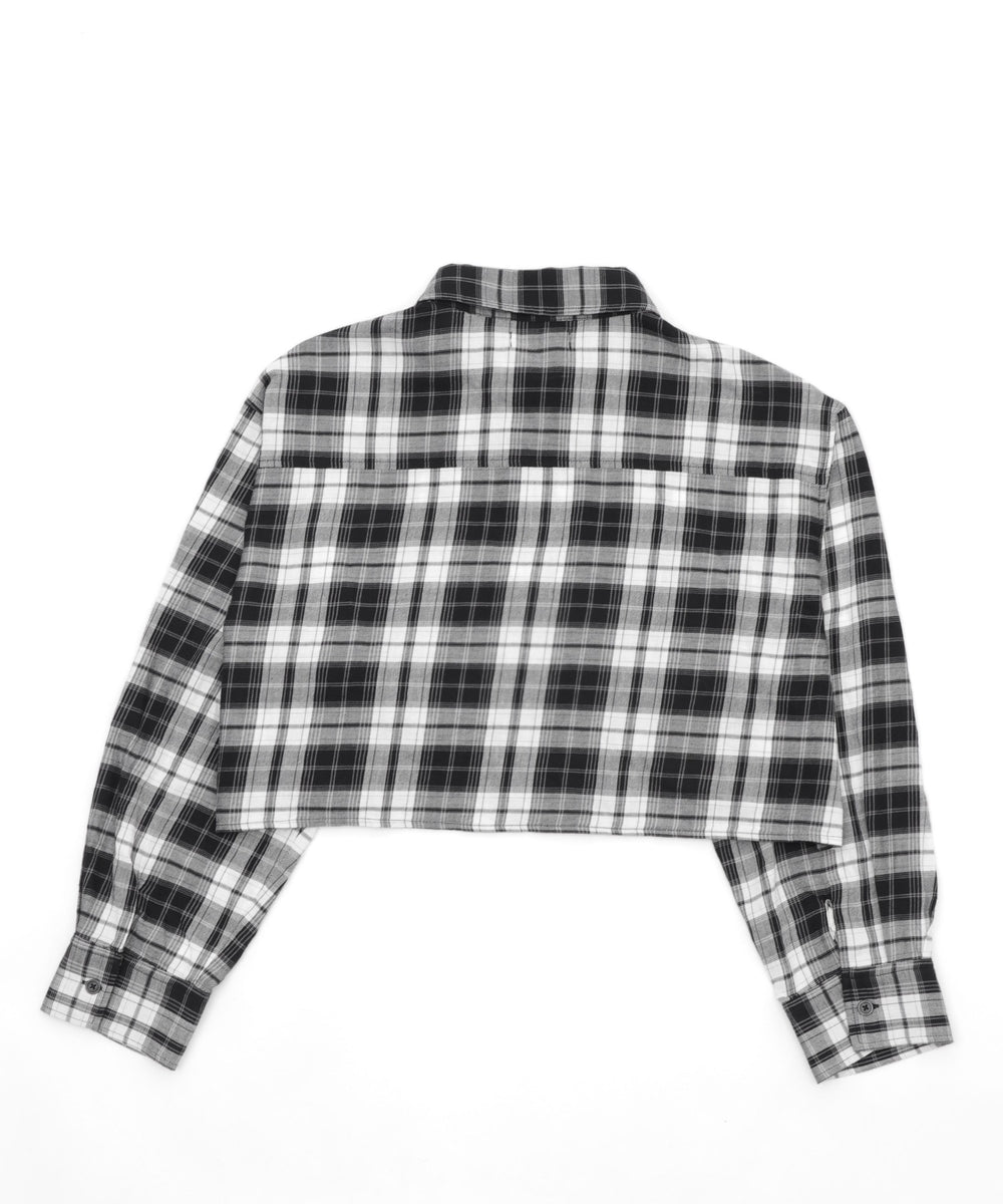 チェックショートシャツ