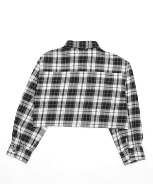 チェックショートシャツ