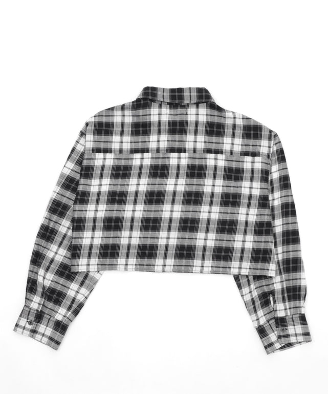 チェックショートシャツ