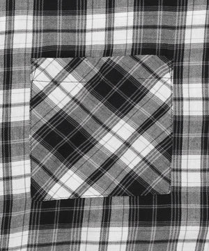 チェックショートシャツ