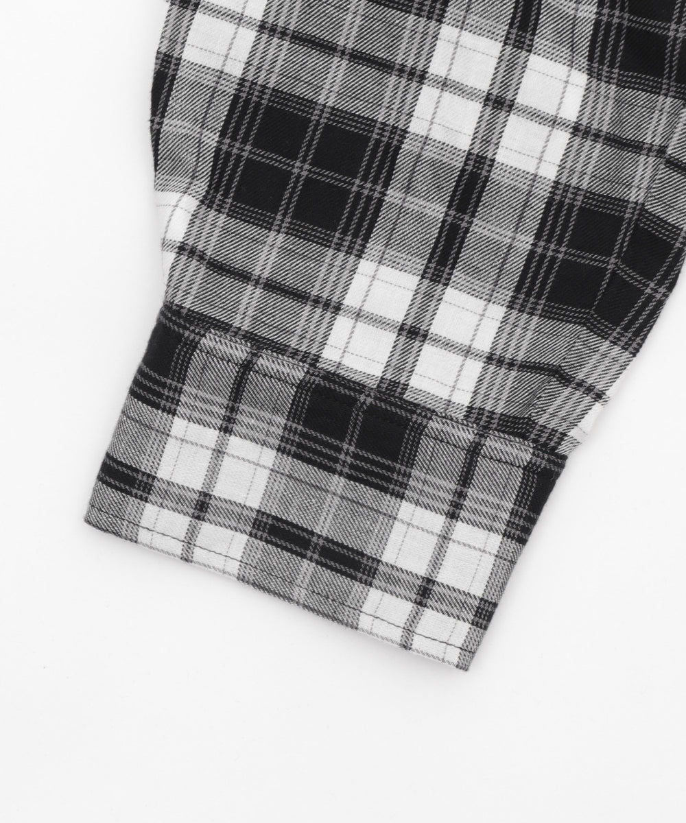 チェックショートシャツ