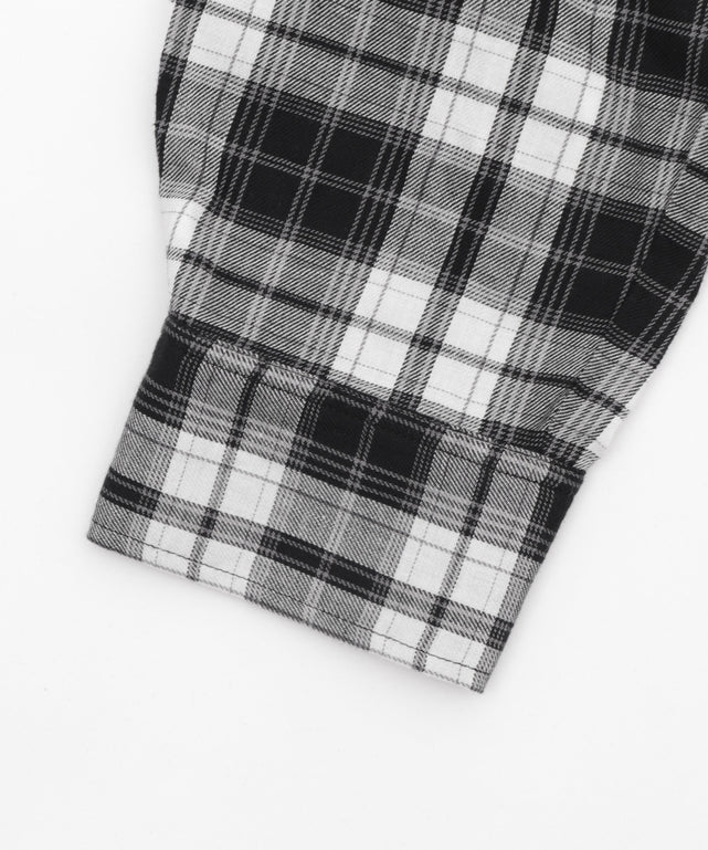 チェックショートシャツ