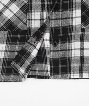 チェックショートシャツ